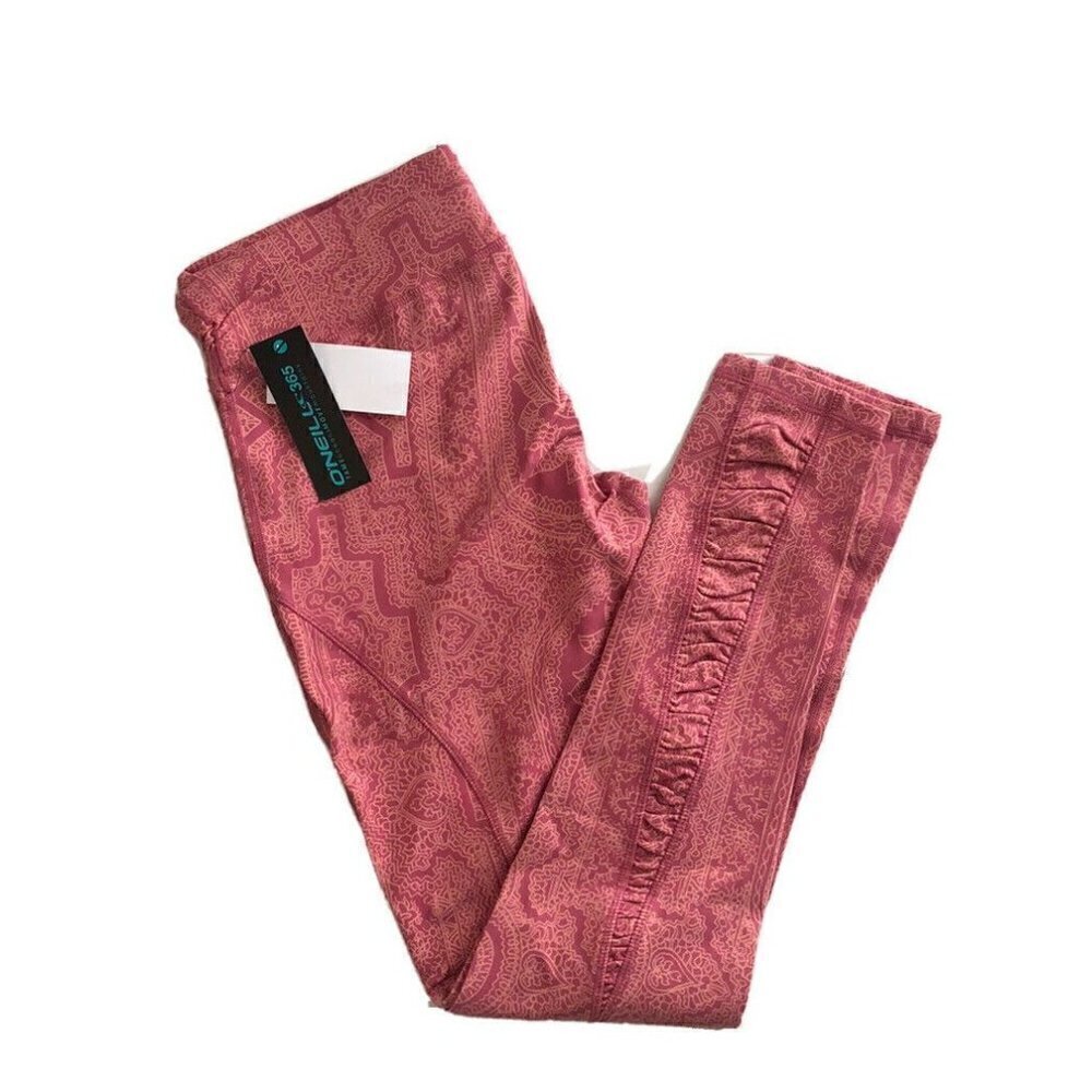 O'Neill 365 Women's Pink Divine Active Rose Legging Tight Pants Size L $70 - Picture 5 of 10